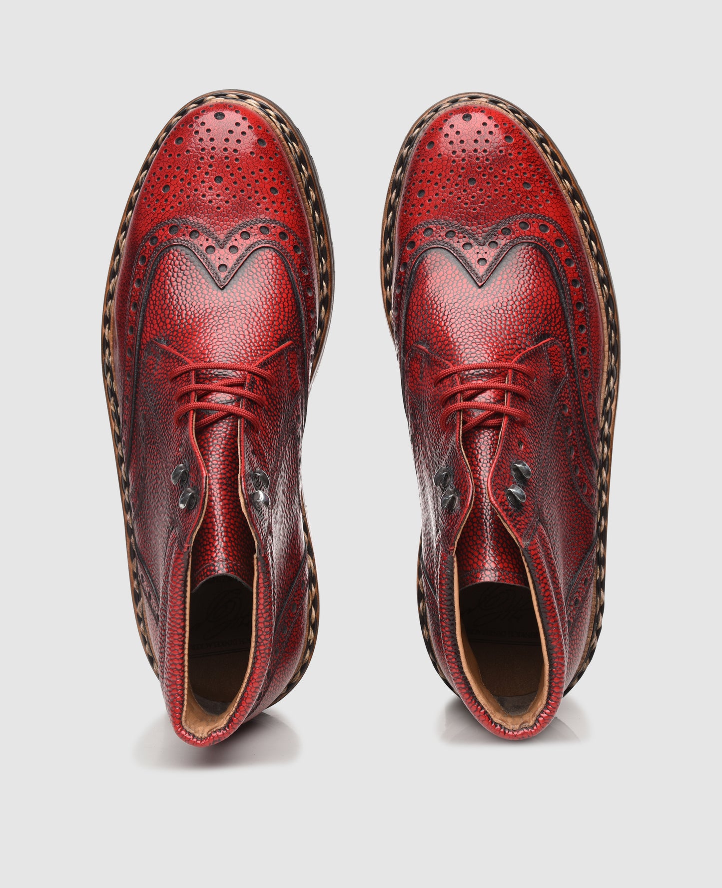 Buda Full-Brogue AG - Red