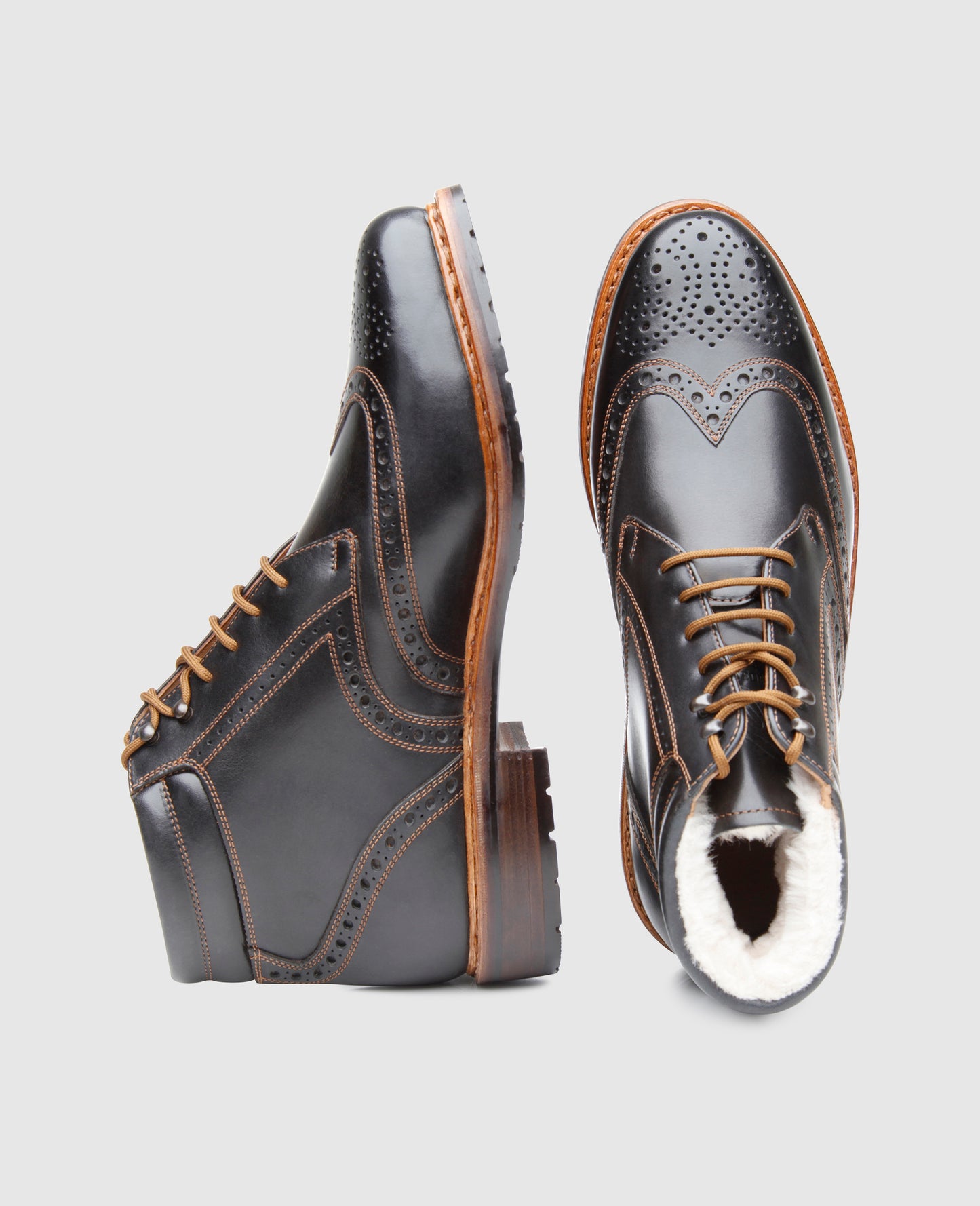 Buda Full-Brogue FC - Black